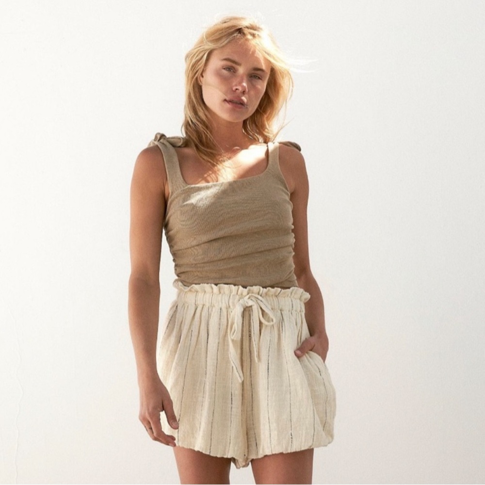 Worn once Free People brown tank - Size XS